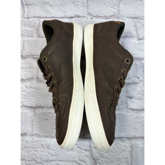 Mens Levi Brown Lace up Sneaker Shoe Size 9.5 - Picture 3 of 11